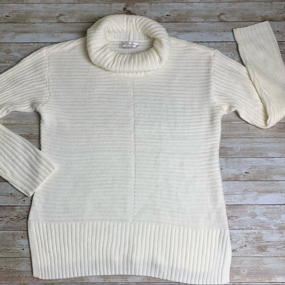 Christopher & Banks Ivory Sweater Turtleneck 1X EUC - Picture 1 of 8